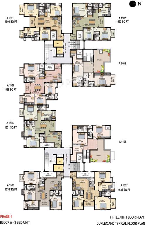  savithanjali Wing C1 Cluster Plan