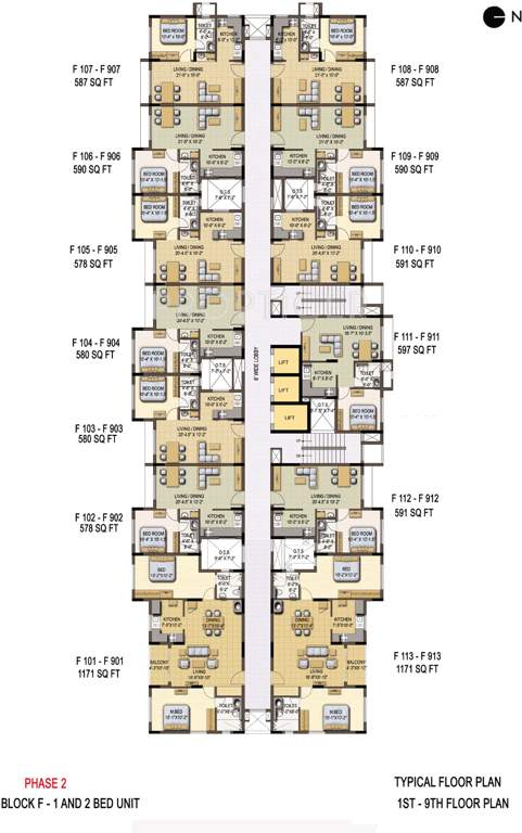  savithanjali Wing C1 Cluster Plan