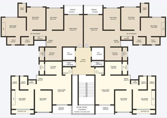  balaji garden Images for Cluster Plan of Neelsidhi Balaji Garden