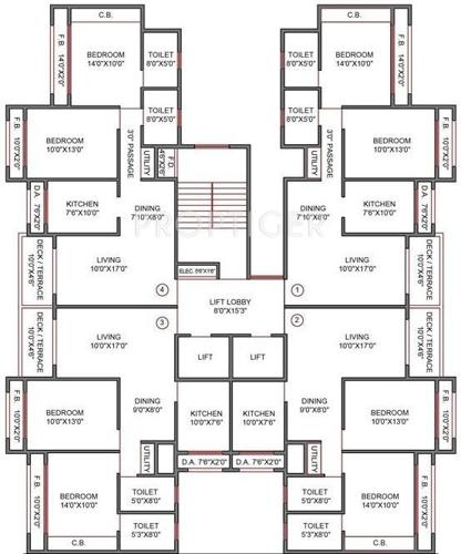  atlantis Images for Cluster Plan of Neelsidhi Atlantis