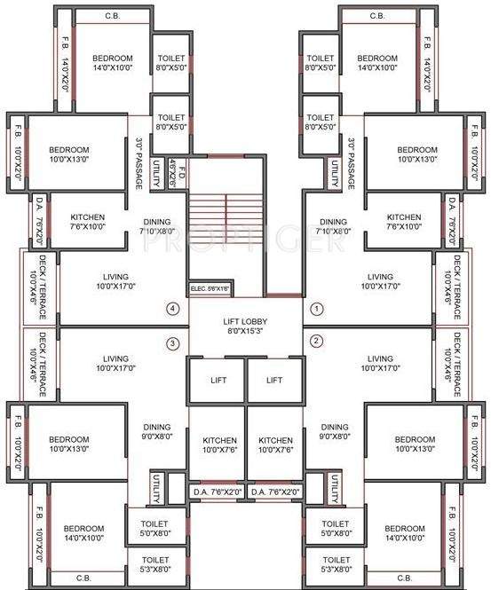  atlantis Images for Cluster Plan of Neelsidhi Atlantis
