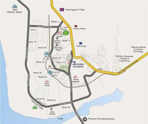  atlantis Images for Location Plan of Neelsidhi Atlantis
