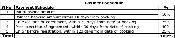 18-and-oak Construction Linked Payment (CLP) Payment Plan