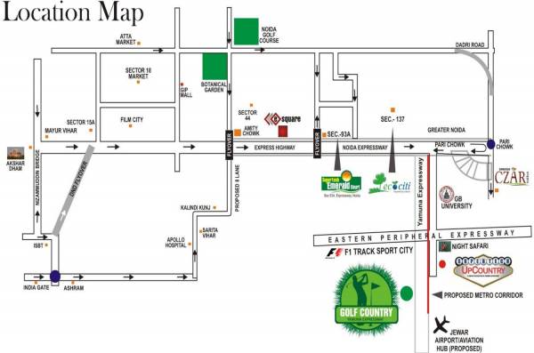 Images for Location Plan of Supertech Aero Suites