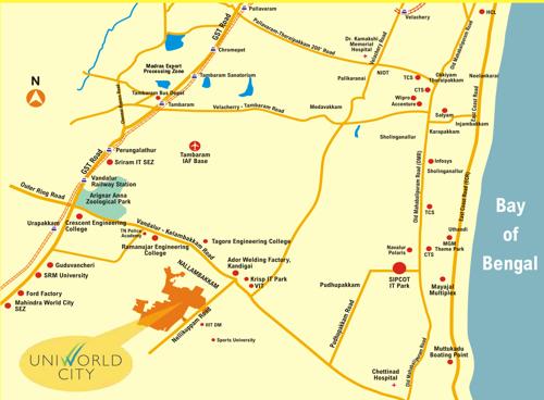  unihomes Images for Location Plan of Unitech Unihomes