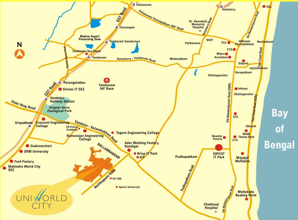  unihomes Images for Location Plan of Unitech Unihomes