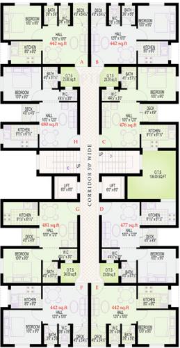  lotus-pond Images for Cluster Plan of Vijay Lotus Pond