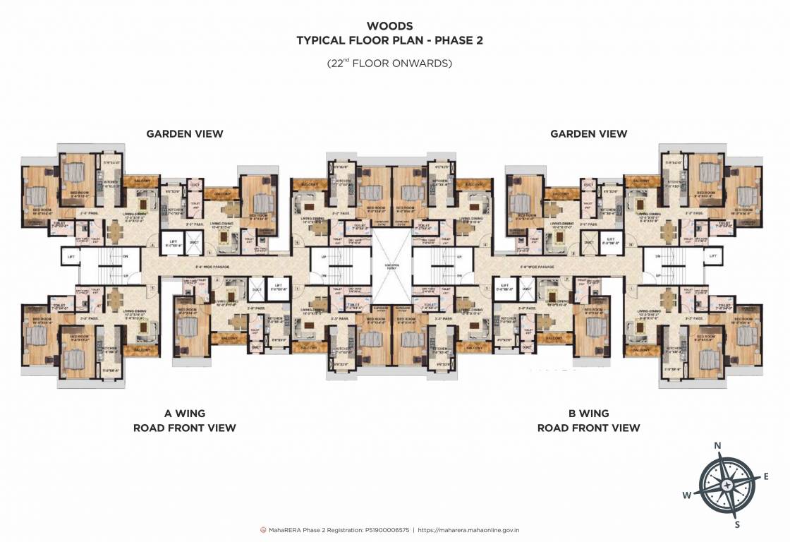  ecocity Spring A + B Cluster Plan For 22th Floor