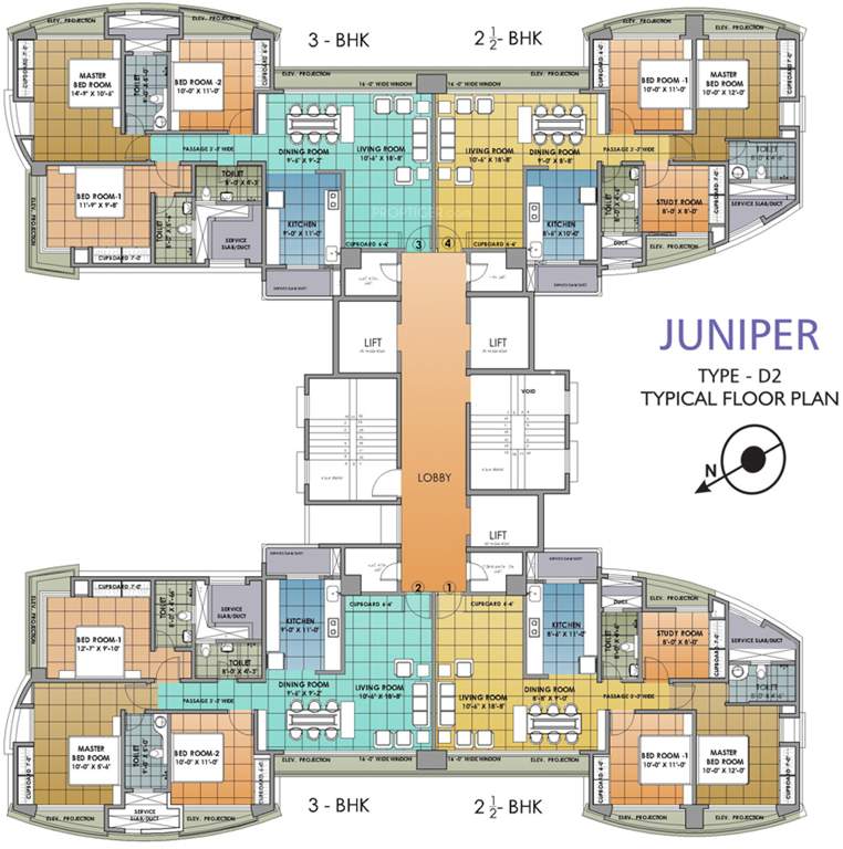 greens Images for Cluster Plan of Neelkanth Greens