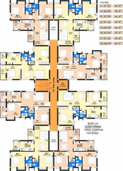 Images for Cluster Plan of Doshi Oriana