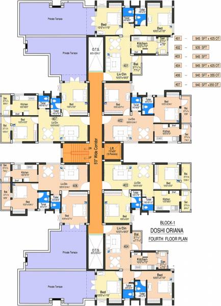 Images for Cluster Plan of Doshi Oriana