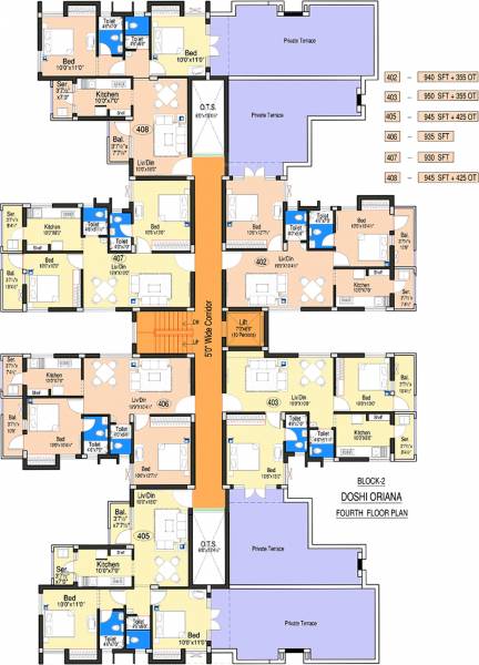 Images for Cluster Plan of Doshi Oriana