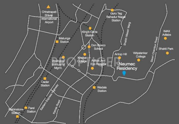 Location Plan shreeji-towers Location Plan