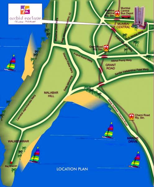 Images for Location Plan of DB Realty Orchid Enclave