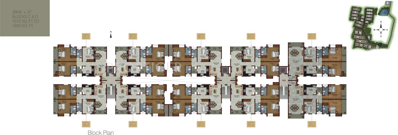  living spaces Images for Cluster Plan of S And P Living Spaces