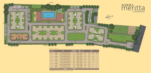Images for Master Plan of Sobha Meritta meritta Images for Master Plan of Sobha Meritta