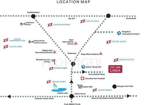  linea Images for Location Plan of Century Linea
