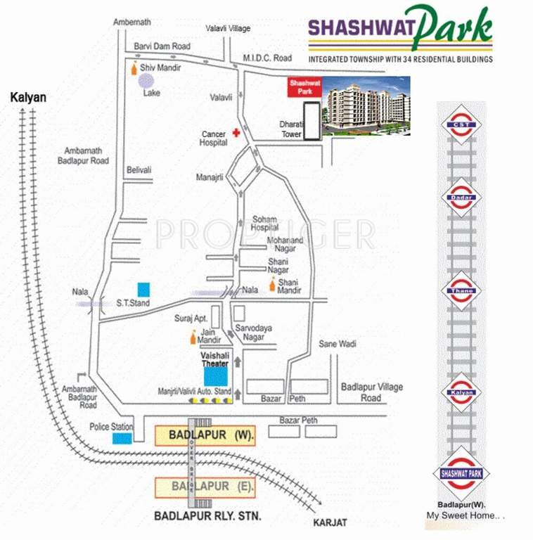 park Images for Location Plan of Shashwat Park
