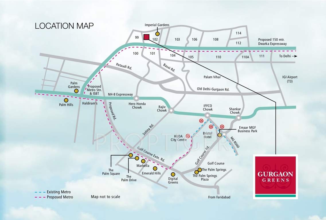 Images for Location Plan of Emaar Gurgaon Greens