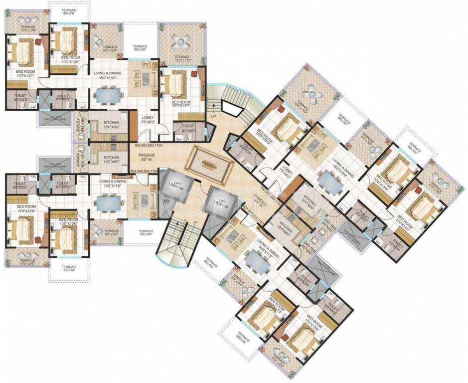 Images for Cluster Plan of Kolte Patil Beryl