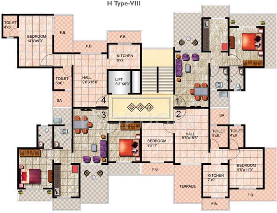 Images for Cluster Plan of Mohan Suburbia