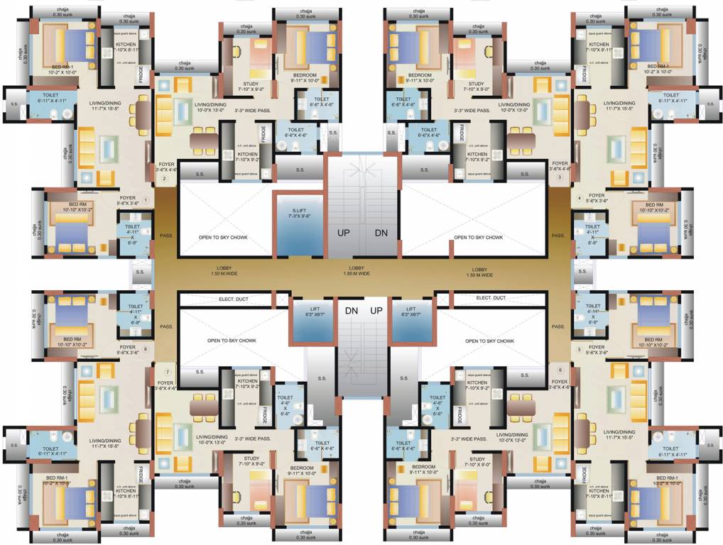 Images for Cluster Plan of Mayfair Mira Pride