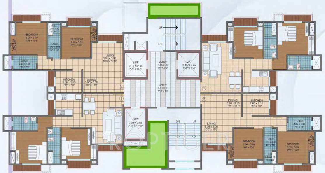 Images for Cluster Plan of Mayfair Mayfair Meridian