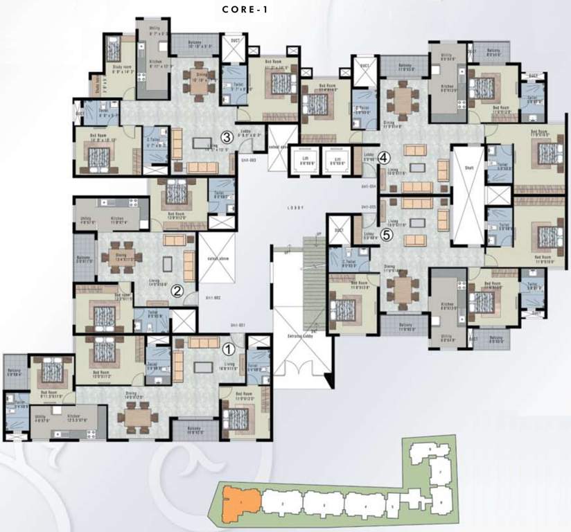  silver crest Images for Cluster Plan of Prestige Silver Crest