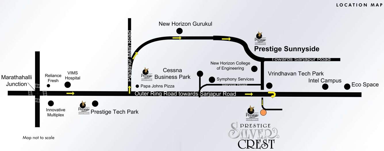  silver crest Images for Location Plan of Prestige Silver Crest