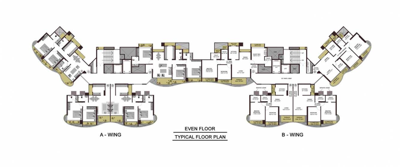 Images for Cluster Plan of Adhiraj Constructions Cyprees Aqua