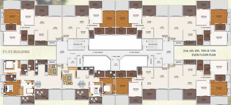  ivy-apartments Images for Cluster Plan of Kolte Patil IVY Apartments