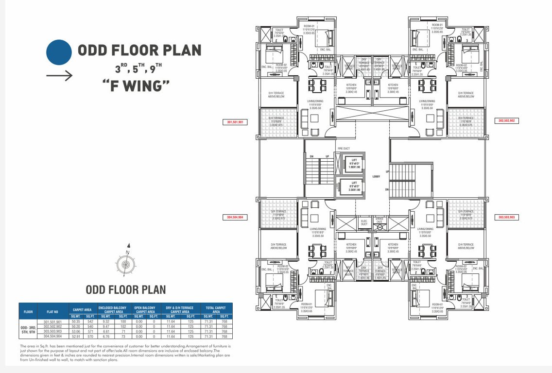  horizons Tower F Cluster Plan