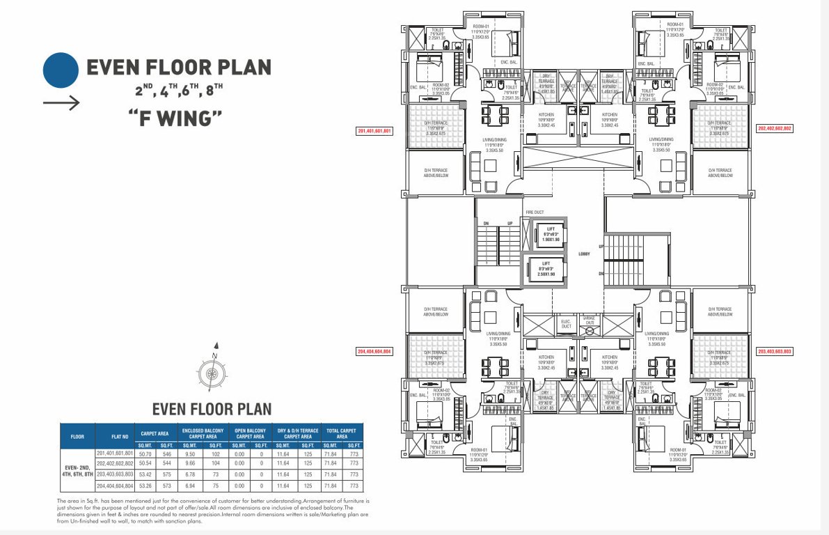  horizons Tower F Cluster Plan