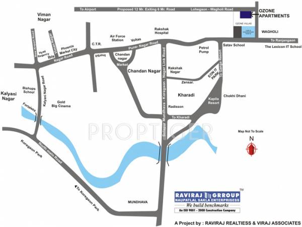 Images for Location Plan of Raviraj Realty Ozone Apartments
