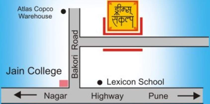  sankalp Images for Location Plan of Dreams Corporation Sankalp