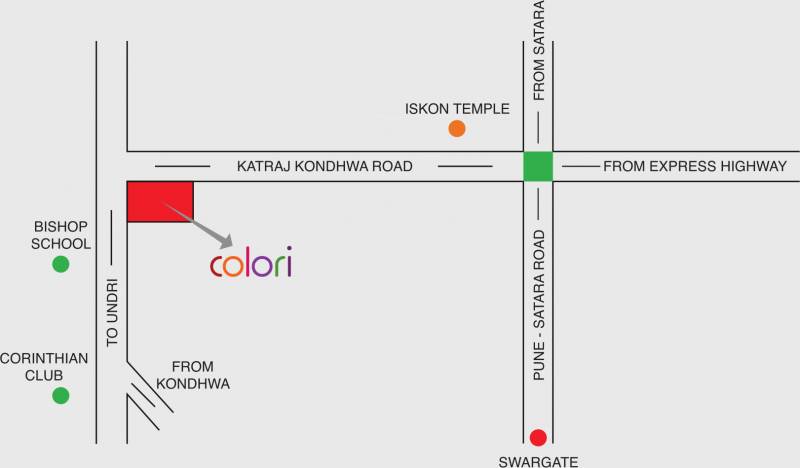  colori Images for Location Plan of Amit Colori