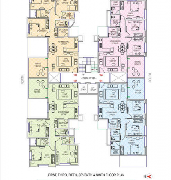 empire Tower A Cluster Plan