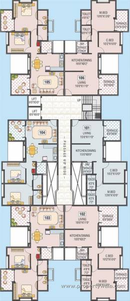  empire Tower B Cluster Plan