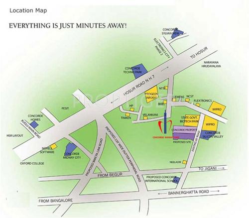  manhattans Images for Location Plan of Concorde Manhattans