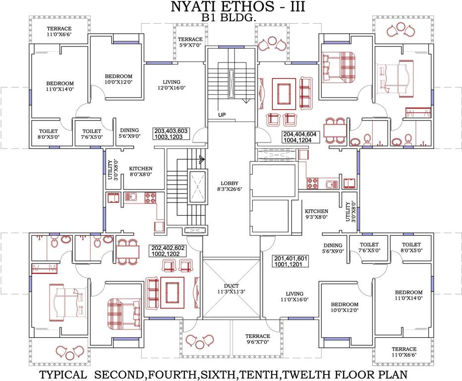 ethos Images for Cluster Plan of Nyati Group Ethos