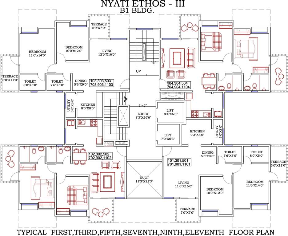 ethos Images for Cluster Plan of Nyati Group Ethos
