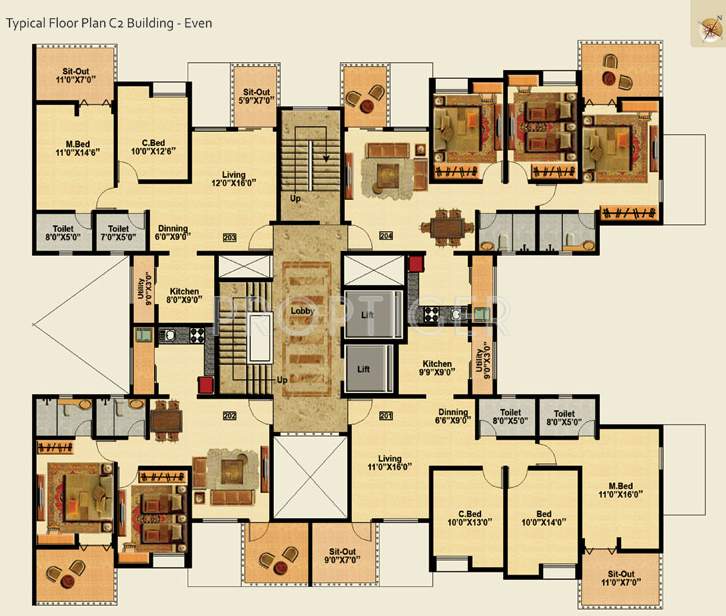 ethos Images for Cluster Plan of Nyati Group Ethos