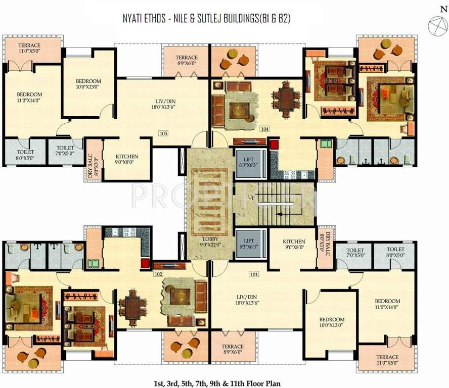 ethos Images for Cluster Plan of Nyati Group Ethos