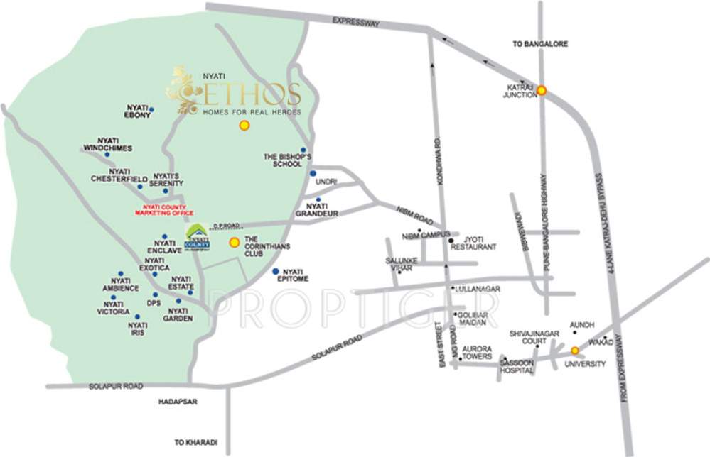 ethos Images for Location Plan of Nyati Group Ethos