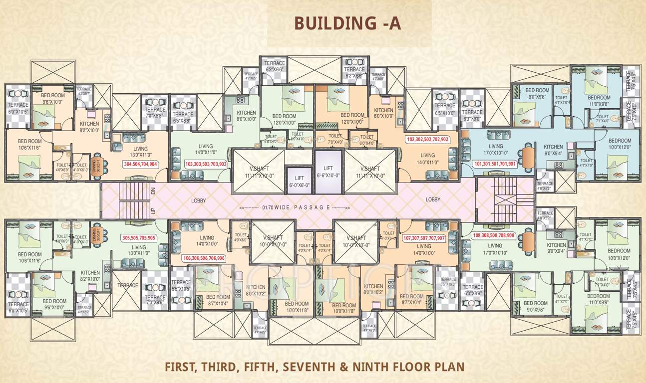 panorama Images for Cluster Plan of Polite Panorama