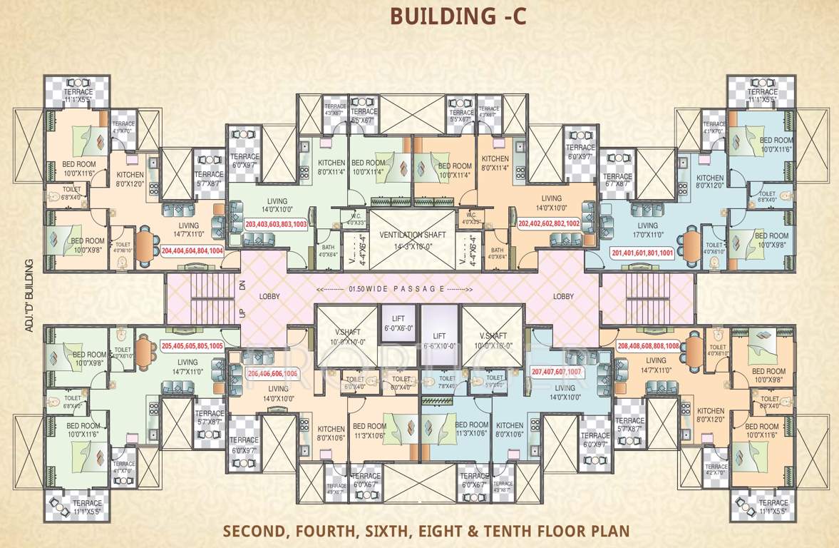 panorama Images for Cluster Plan of Polite Panorama
