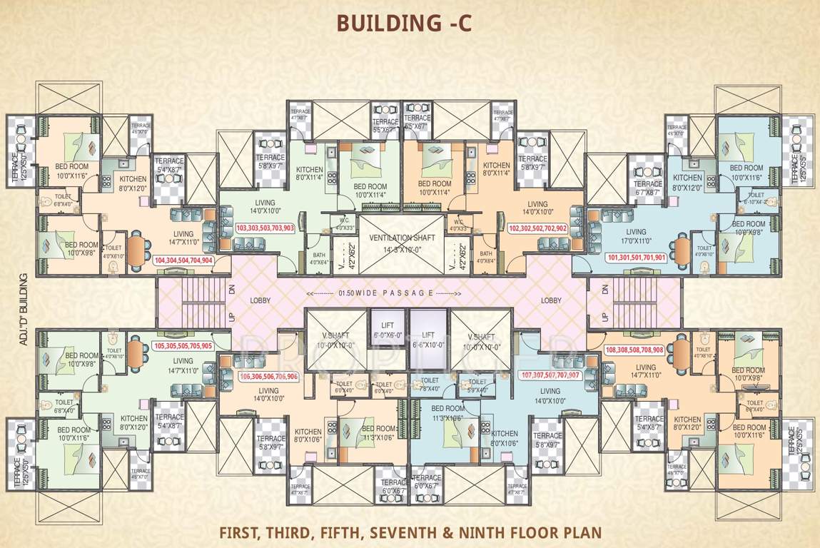panorama Images for Cluster Plan of Polite Panorama