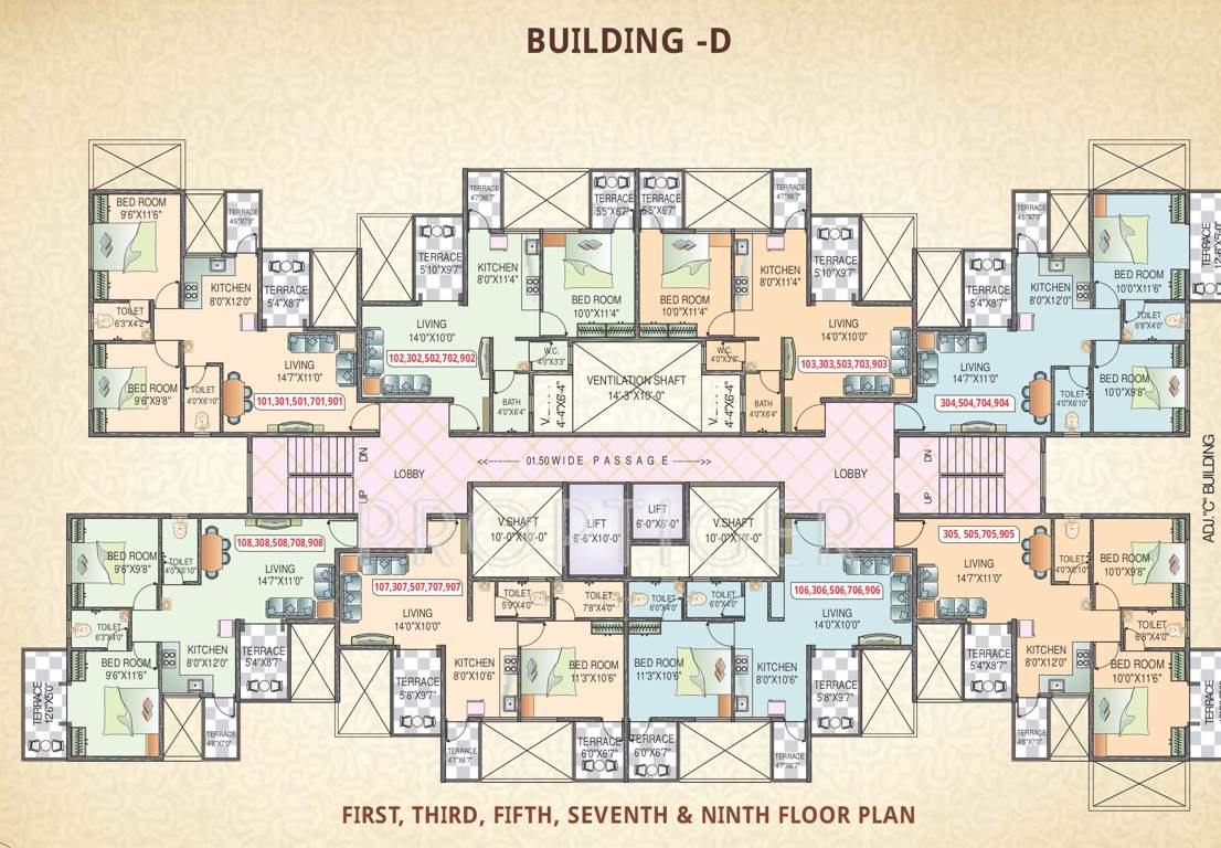 panorama Images for Cluster Plan of Polite Panorama