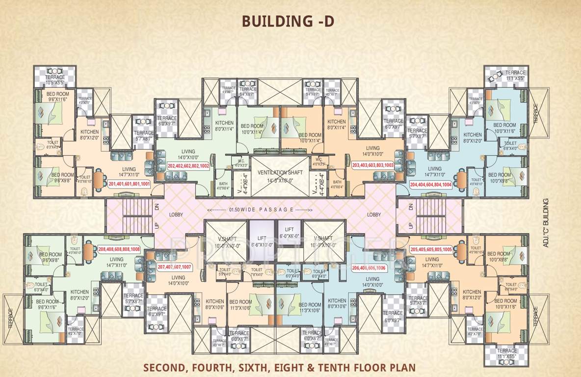 panorama Images for Cluster Plan of Polite Panorama