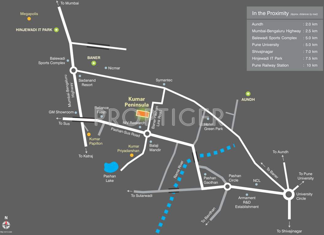  peninsula Images for Location Plan of Kumar Peninsula
